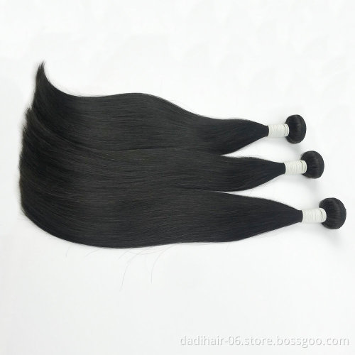 Wholesale Super Double Drawn Natural Color Malaysian Human Hair extension
